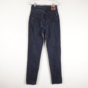 Vintage 90s Santana Parasuco High Rise Mom Jeans Women's 30 (27x32) Black Denim